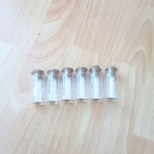 Glass potion bottles mini with cork lid
